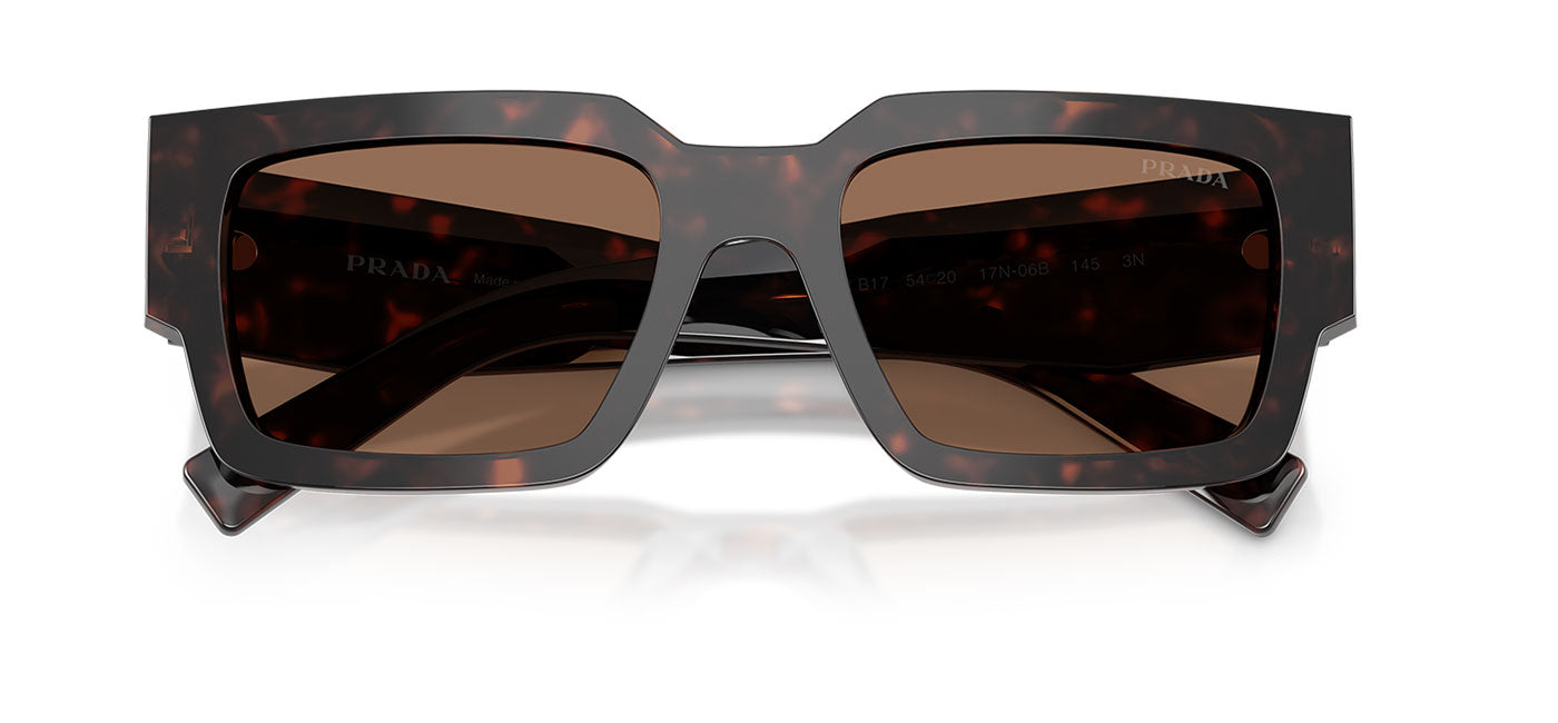 Prada PR B17S Sunglasses - Root Tortoise / Dark Brown
