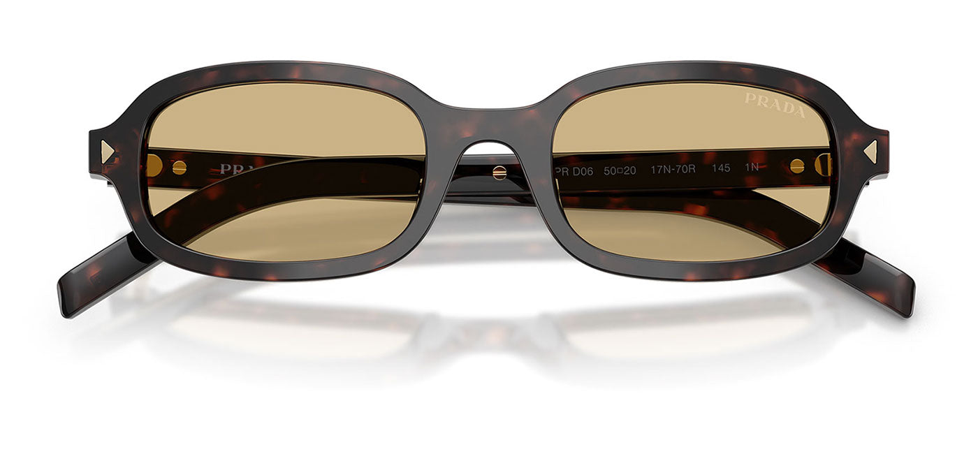 Prada PR D06S Sunglasses - Root Tortoise / Light Brown