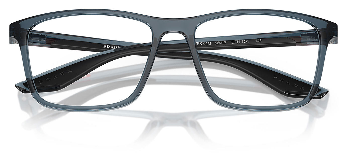 Prada Linea Rossa PS 01QV Glasses - Transparent Azure