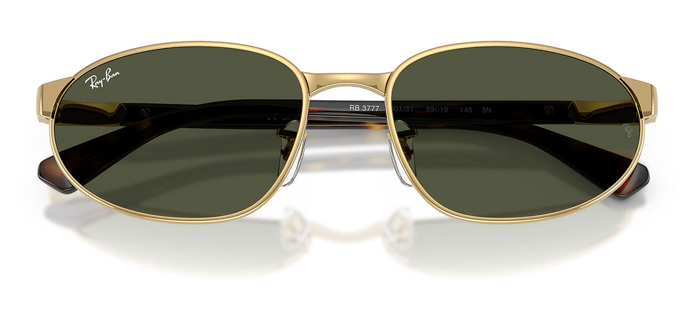 Ray-Ban RB3777 Sunglasses - Arista Gold / Green