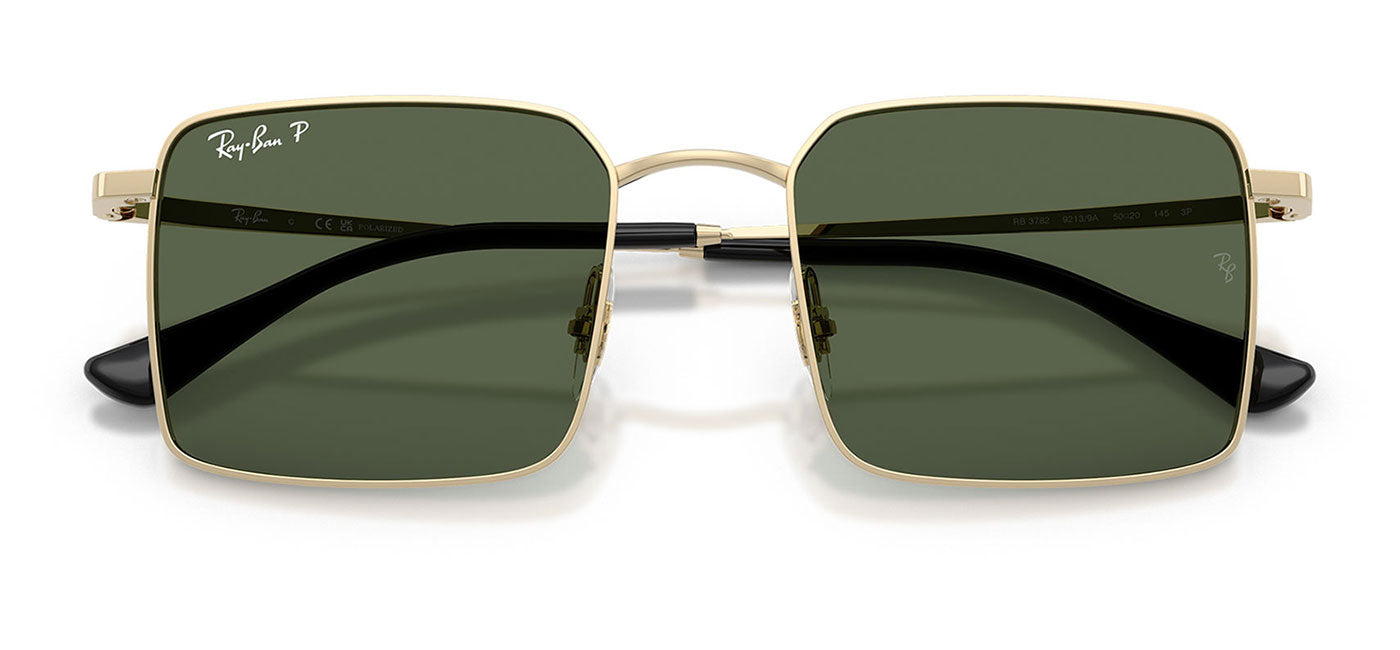 Ray-Ban RB3782 Idan Sunglasses - Pale Gold / Dark Green Polarised