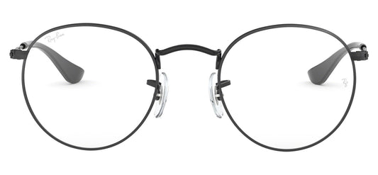 Ray-Ban RX3447V Round Metal Glasses - Black