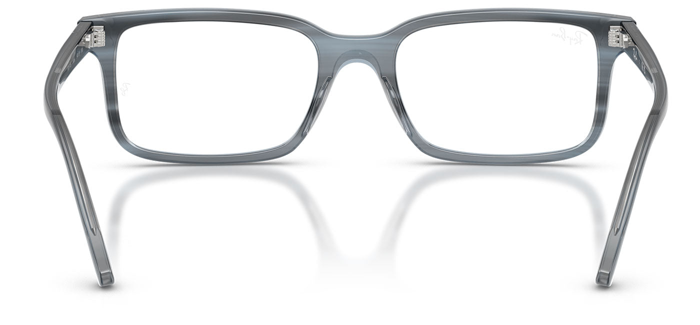 Ray-Ban RX5445 Glasses - Striped Blue