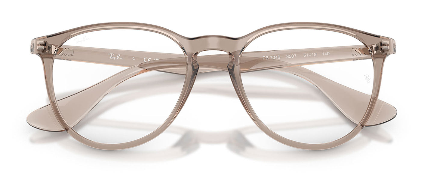 Ray-Ban RX7046 Erika Glasses - Transparent Light Brown