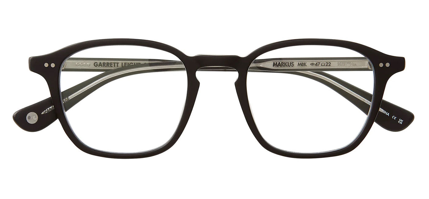 Garrett Leight Markus Glasses - Matte Black