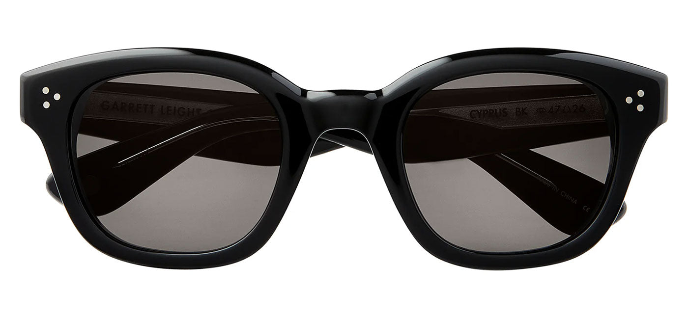 Garrett Leight Cyprus Sunglasses - Black / Grey