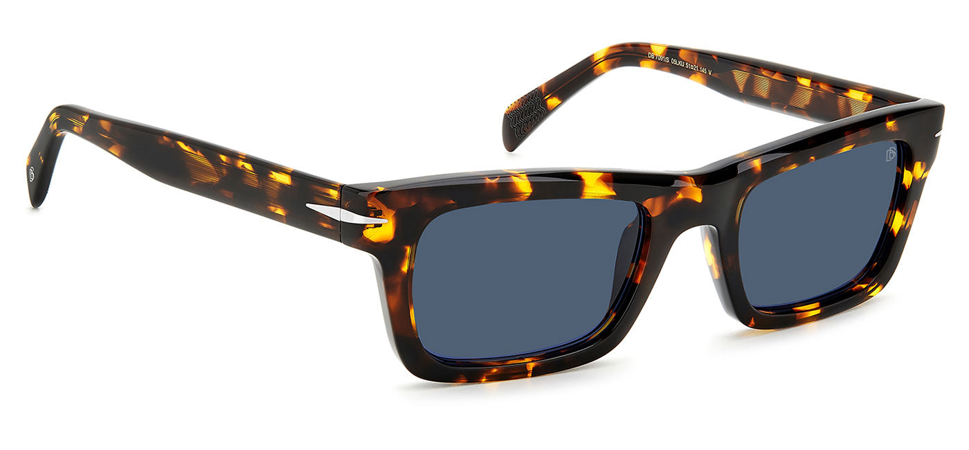 David Beckham DB7091/S Sunglasses - Havana / Blue