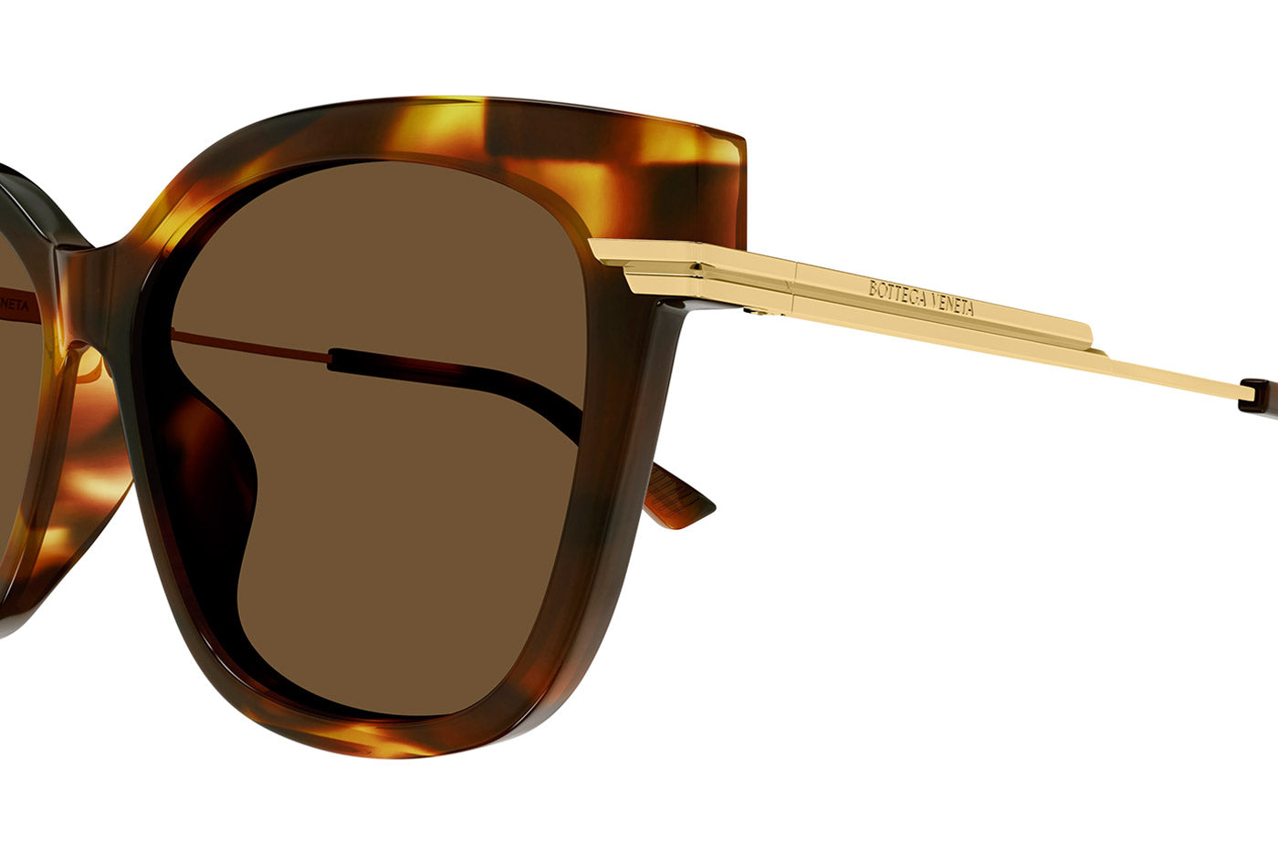 Bottega Veneta BV1296SA Sunglasses - Havana / Brown