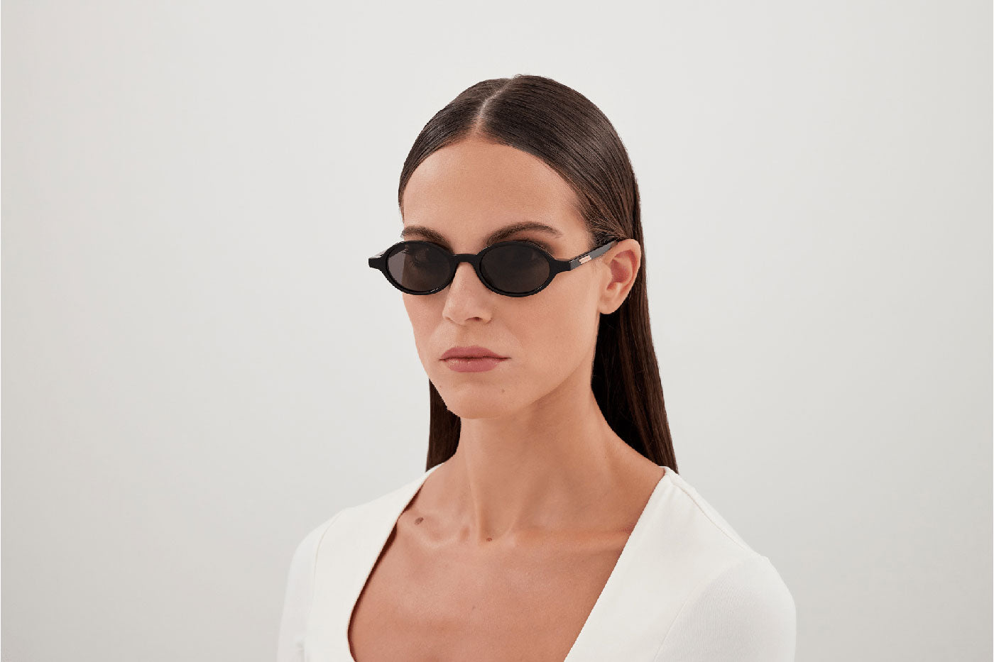 Bottega Veneta BV1388S Sunglasses - Black / Grey