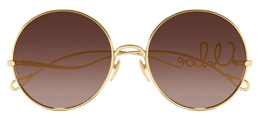Chloe CH0372S Sunglasses - Gold / Brown Gradient