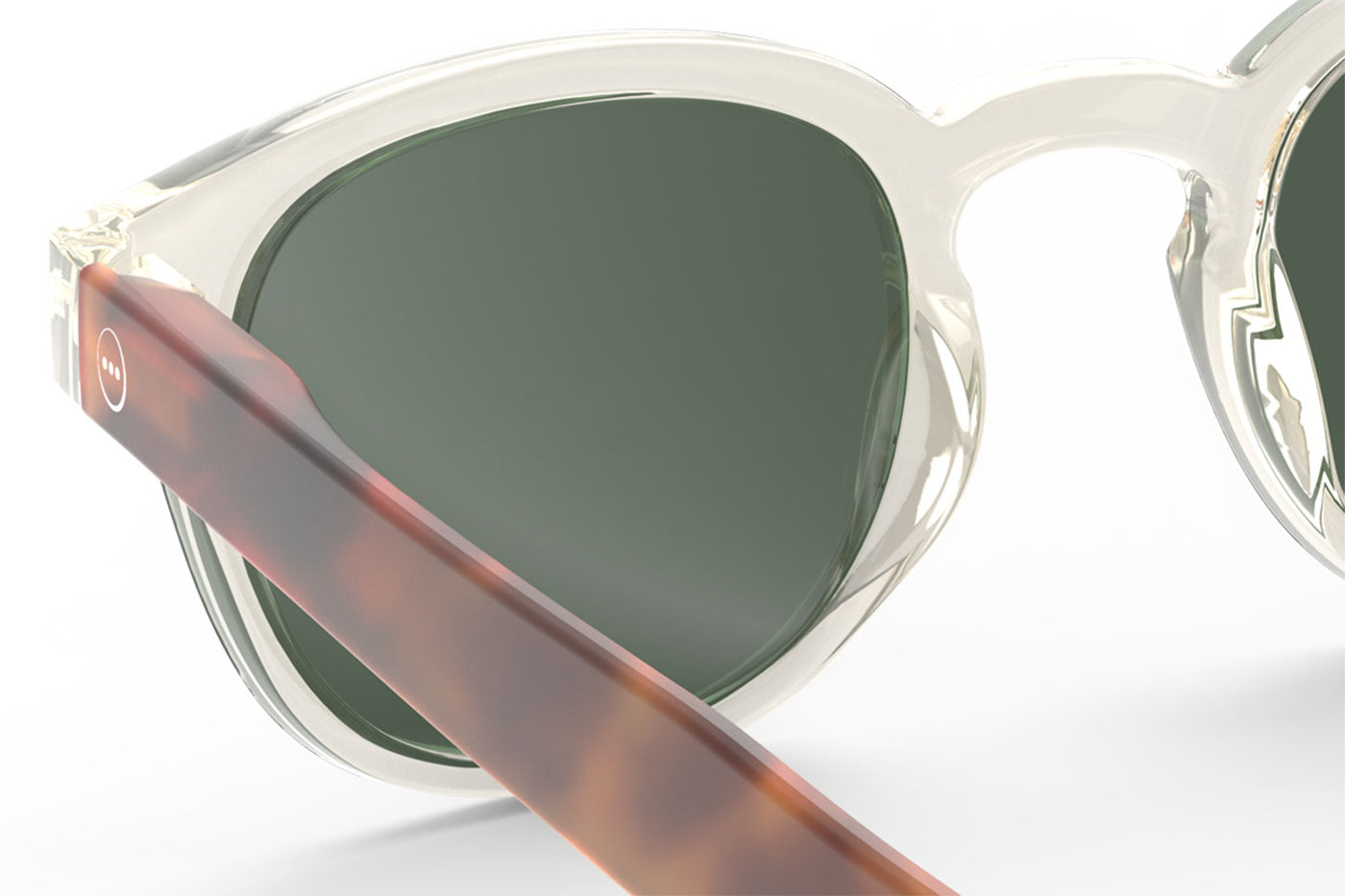 IZIPIZI #C Sunglasses - Sandstorm / Green Polarised