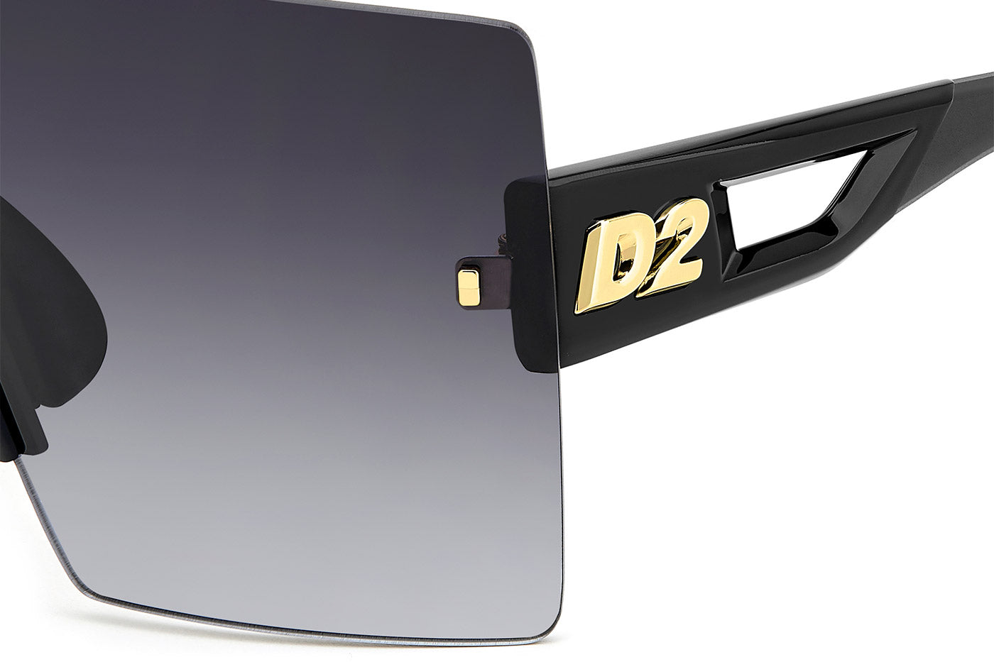 DSQUARED2 0126/S Sunglasses - Black / Dark Grey Gradient