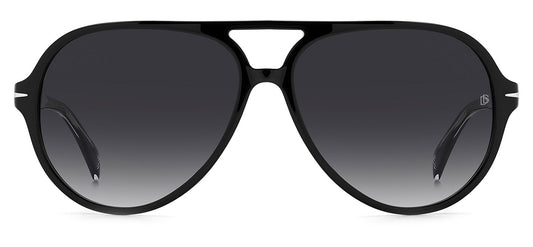 David Beckham DB1091/S Sunglasses - Black / Dark Grey Gradient