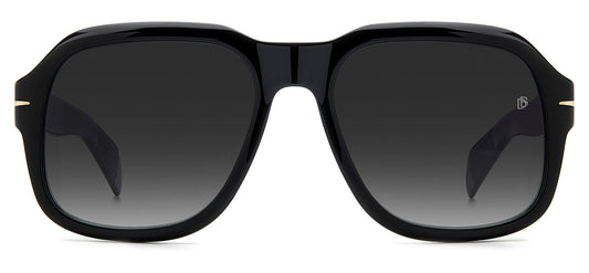 David Beckham DB7090/S Sunglasses - Black / Dark Grey Gradient