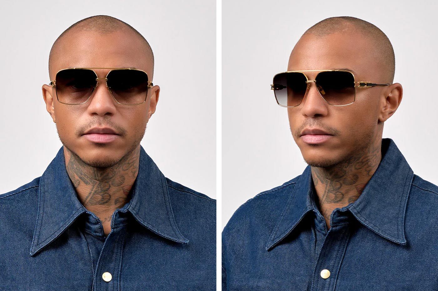 DITA Grand-Emperik Sunglasses - Black / Grey to Clear Gradient
