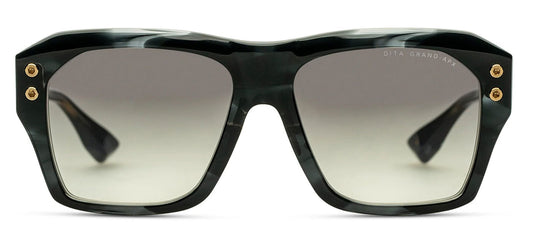 DITA Grand-APX Sunglasses - Ink Swirl and Yellow Gold / Dark Grey to Clear Gradient