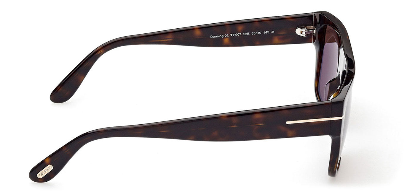 Tom Ford FT0907 Dunning-02 Sunglasses - Dark Havana / Brown