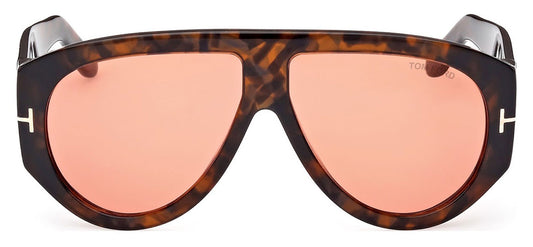 Tom Ford FT1044 Bronson Sunglasses - Coloured Havana / Bordeaux