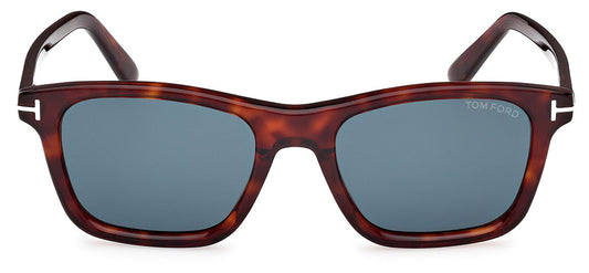 Tom Ford FT1179 Barron Sunglasses - Red Havana / Blue