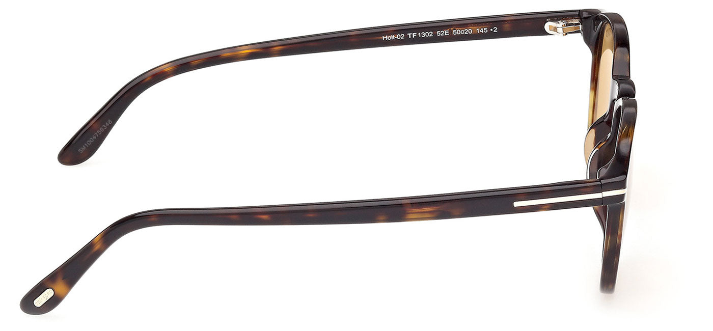 Tom Ford FT1302 Holt-02 Sunglasses - Dark Havana / Brown