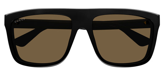 Gucci GG0748S Sunglasses - Black / Brown