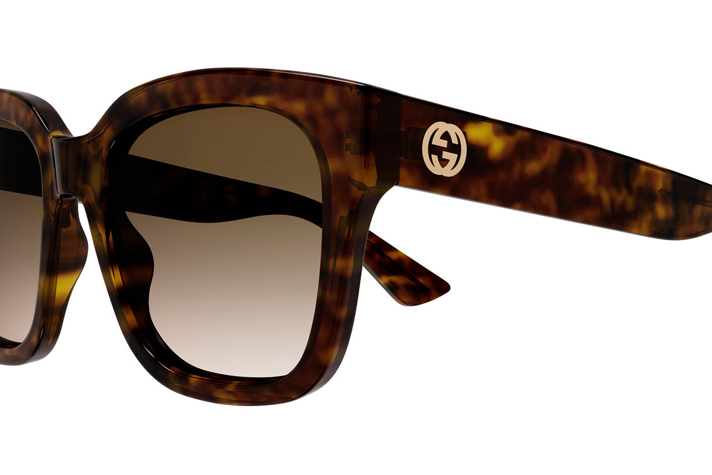 Gucci GG1338S Sunglasses - Havana / Brown Gradient