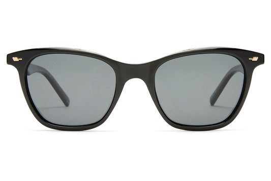 Le Specs Nonsensical Sunglasses - Black / Smoke Mono Polarised