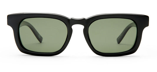 Le Specs Iceberg + Sunglasses - Black / Khaki Mono Polarised
