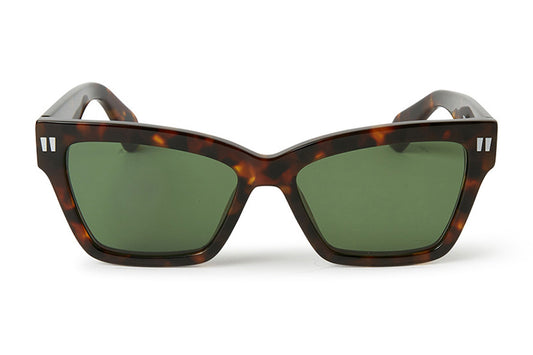 Off-White OERI110 Cincinnati Sunglasses - Havana / Green