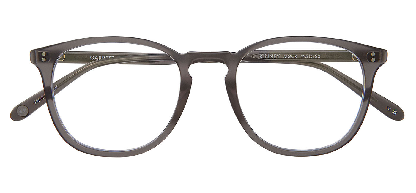 Garrett Leight Kinney Glasses - Matte Grey Crystal