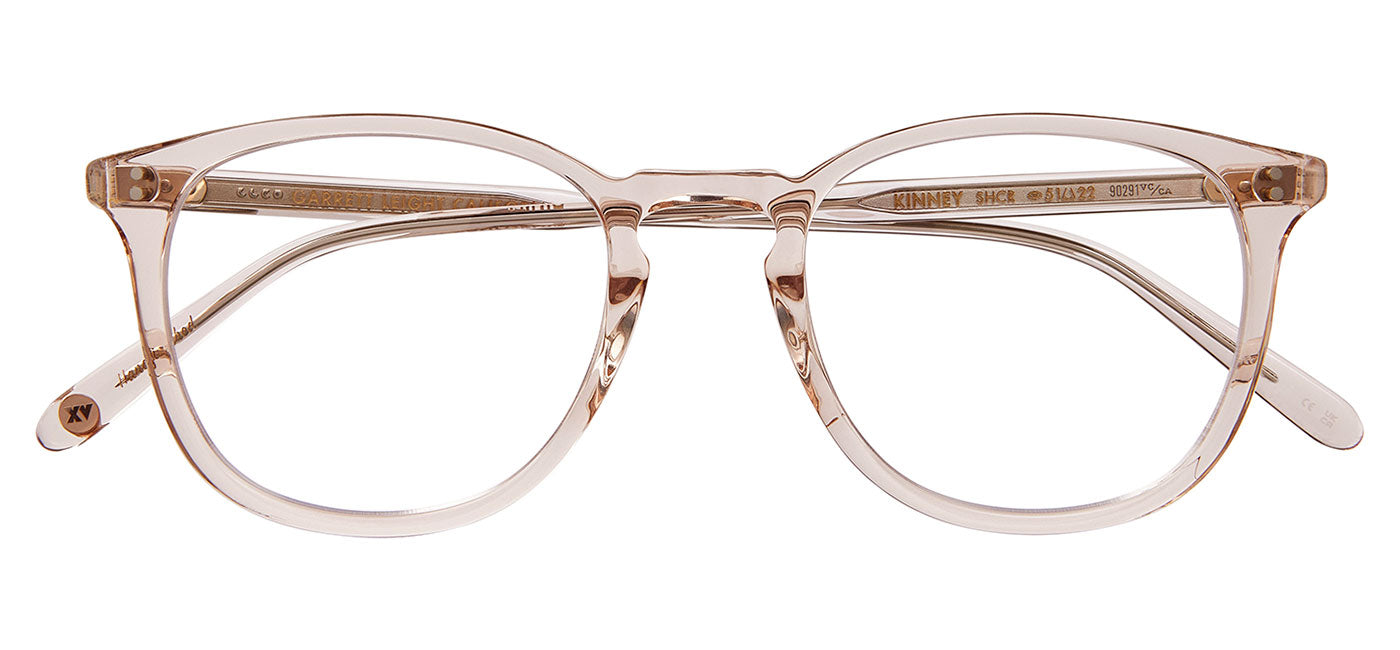 Garrett Leight Kinney Glasses - Shell Crystal