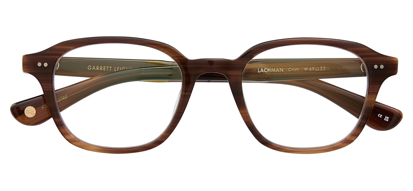 Garrett Leight Lachman Glasses - Cherry Wood