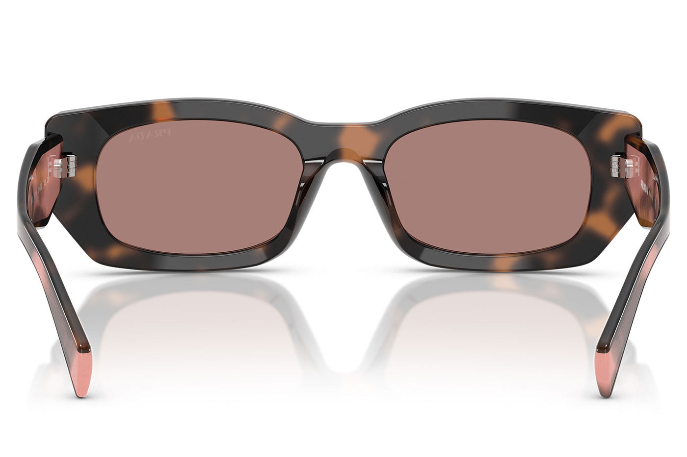Prada PR B05S Sunglasses - Mauve Tortoise / Light Brown