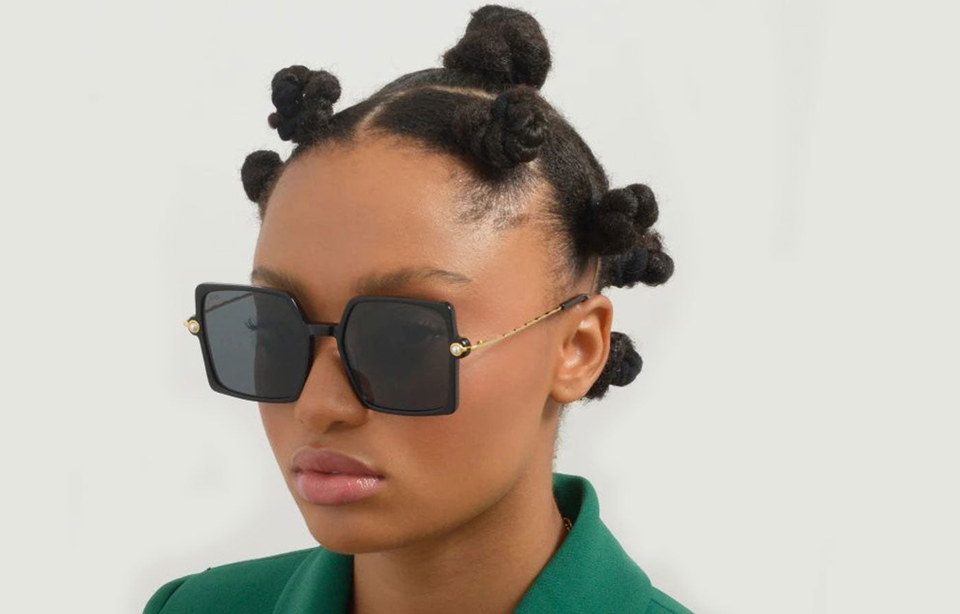 For Art's Sake Moxie Sunglasses - Black & Gold / Black