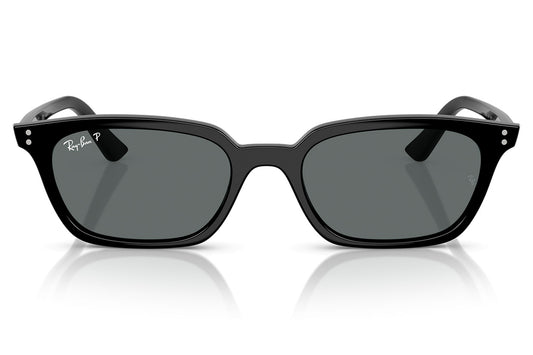 Ray-Ban RB4456 Zaya Sunglasses - Black / Dark Grey Polar
