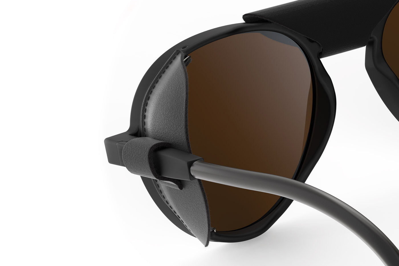 IZIPIZI #I Glacier Sunglasses - Black / Brown - Cat. 4 Intense Light