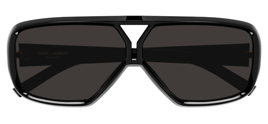 Saint Laurent SL 569-Y Sunglasses - Black / Black
