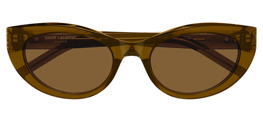 Saint Laurent SL M115 Sunglasses - Brown / Brown