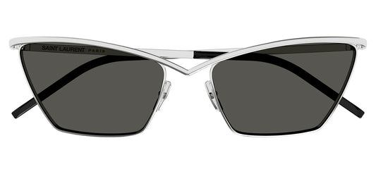 Saint Laurent SL 637 Sunglasses - Silver / Grey