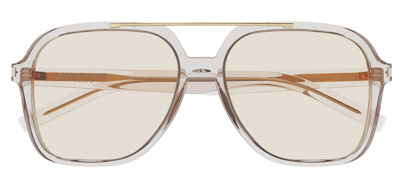 Saint Laurent SL 545 Sunglasses - Beige / Yellow