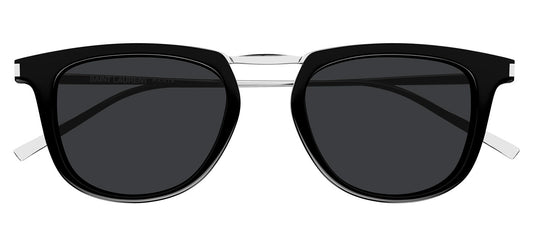 Saint Laurent SL 753 Sunglasses - Black & Silver / Black