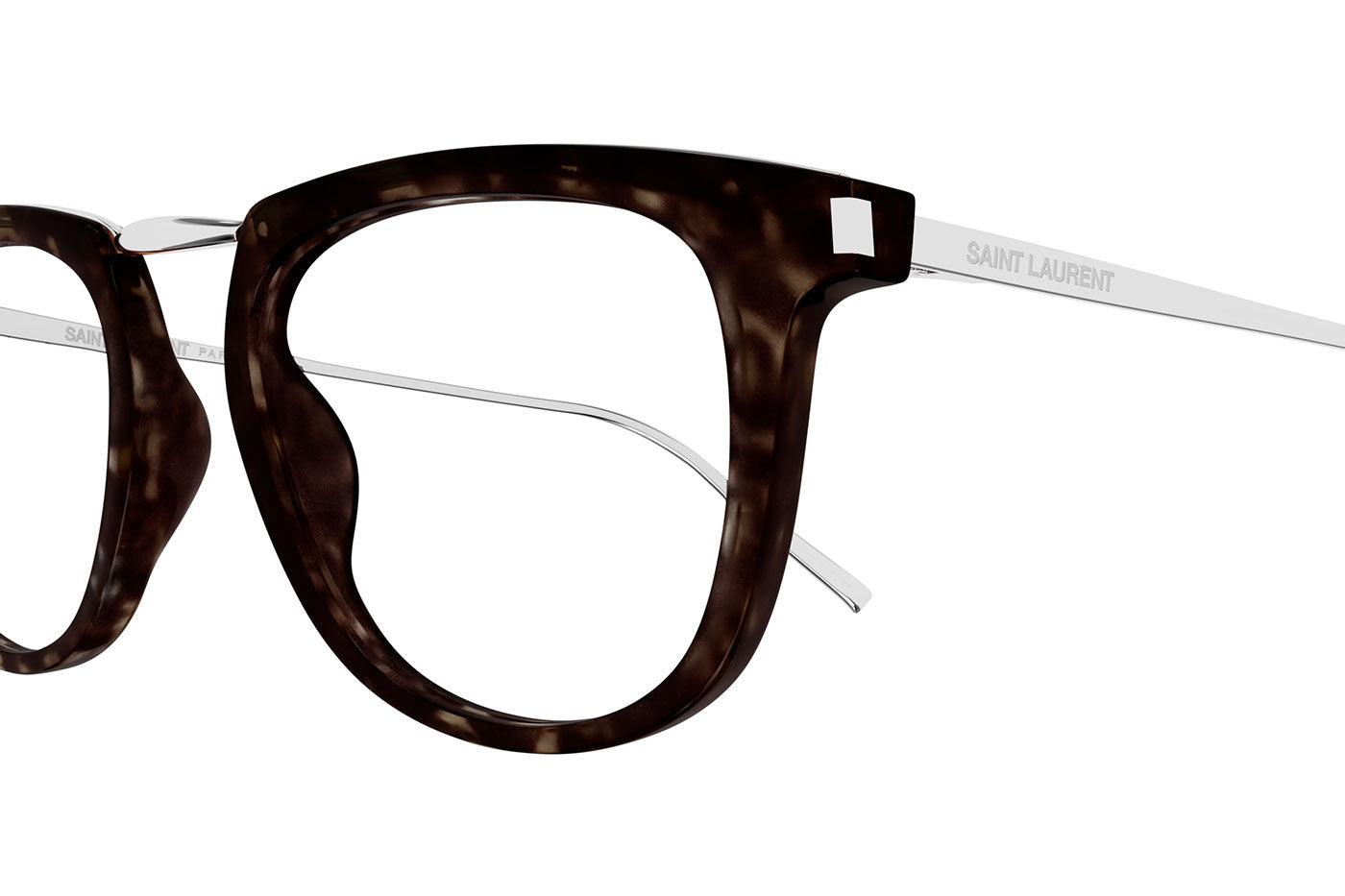 Saint Laurent SL 753 OPT Glasses - Havana / Silver