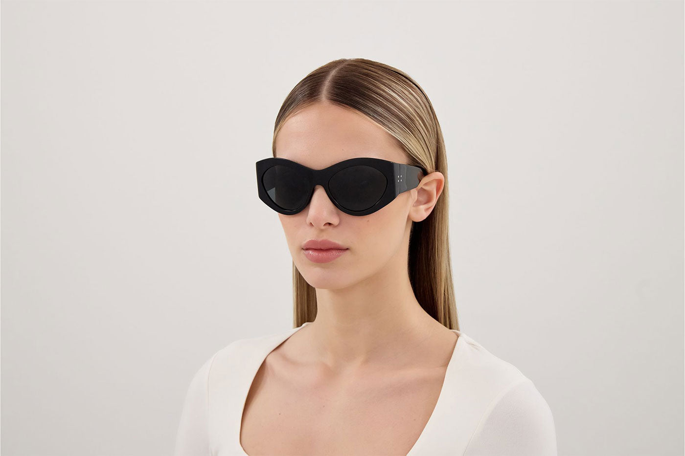 Saint Laurent SL 854 Sunglasses - Black / Black