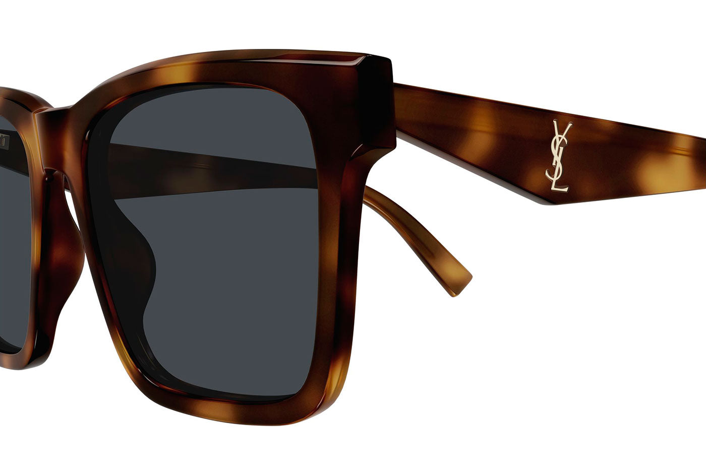 Saint Laurent SL SL M170 Sunglasses - Havana / Grey