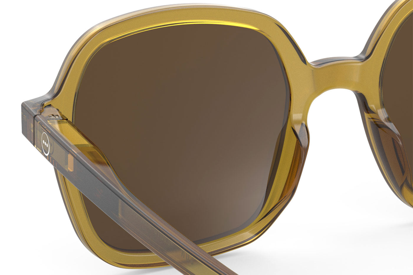 IZIPIZI Office Sunglasses - Golden Green / Brown