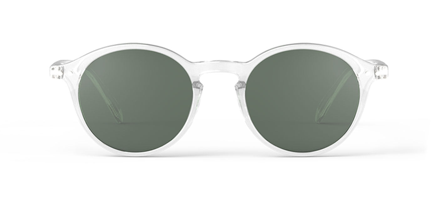 IZIPIZI #D Reader Sunglasses - Crystal / Green