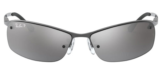 Ray-Ban RB3183 Sunglasses - Gunmetal / Silver Mirror Polarised