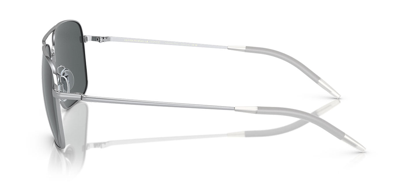 Oliver Peoples OV1150S Clifton Sunglasses - Silver / Dark Grey Polarised
