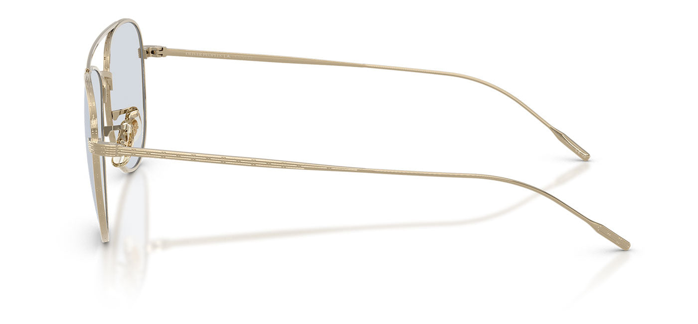 Oliver Peoples OV1363T Stilson Glasses - Gold / Demo Lens Blue Wash