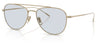 Oliver Peoples OV1363T Stilson Glasses - Gold / Demo Lens Blue Wash